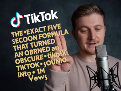 The exact five-second caption formula that turned an obscure tiktok sound into 1m views